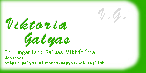 viktoria galyas business card